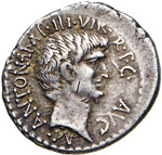 MARCANTONIO e OTTAVIANO  (40-39 a.C.)  ... 
