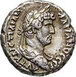 ADRIANO  (117-138)  Tetradramma, ... 