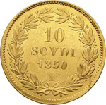 PIO IX  (1846-1878)  10 Scudi 1850 ... 