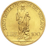 PIO XI  (1929-1938)  100 Lire 1937 ... 