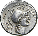 POMPEO MAGNO - monetario M. Poblicius (46-45 ... 