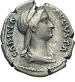 SABINA (moglie di Adriano, † 137) Denario. ... 