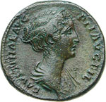 FAUSTINA Figlia (moglie di Marco Aurelio, ... 
