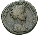 COMMODO, Cesare (166-180) Sesterzio.  D/ ... 