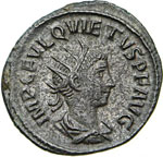 QUIETO (260-261) Antoniniano.  D/ Busto ... 
