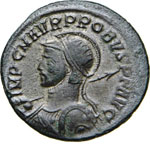 PROBO (276-282) Antoniniano.  D/ Busto con ... 