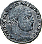 MASSIMINO II DAZA (310-313) Follis, ... 