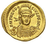 TEODOSIO II (402-450) Solido, ... 