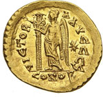 LEONE I (457-474) Solido, ... 