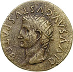 AUGUSTO (27 a.C.-14 d.C.) Asse, coniato ... 
