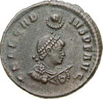 ARCADIO (383-408) Maiorina (Costantinopoli)  ... 