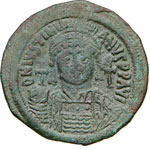 GIUSTINIANO I (527-565) Follis, ... 