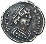 GIUSTINIANO I (527-565) Mezza Siliqua (?), ... 