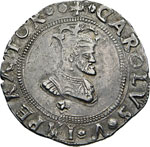 MESSINA CARLO V (1516-1556) 4 Tarì 1555.  ... 