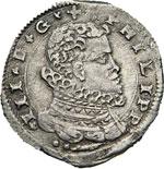 MESSINA FILIPPO III (1598-1621) 4 Tarì ... 