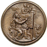 CLEMENTE XI (1700-1721) Med. s.d. ... 