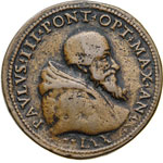 PAOLO III (1534-1559) Med. A. XVI per le ... 