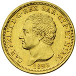 SAVOIA CARLO FELICE (1821-1831) 80 Lire 1828 ... 