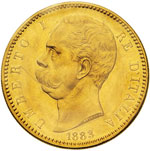 SAVOIA UMBERTO I (1878-1900) 100 Lire 1883 ... 