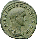 MASSIMO, Cesare (235-238) Sesterzio.  D/ ... 