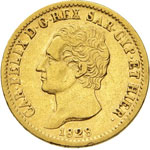 SAVOIA CARLO FELICE (1821-1831) 20 Lire 1828 ... 