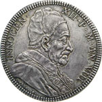 INNOCENZO XII  (1691-1700)  Piastra 1698 A. ... 