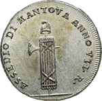 MANTOVA - REPUBBLICA CISALPINA  (1797-1799)  ... 