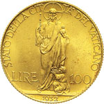 PIO XI  (1929-1938)  100 Lire 1932 ... 