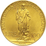 PIO XI  (1929-1938)  100 Lire 1934 ... 