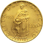 PIO XII  (1939-1958)  100 Lire ... 