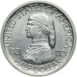 U.S.A. - Mezzo Dollaro 1921 Missouri   Ag  ... 