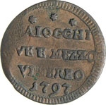PIO VI  (1775-1799)  Sampietrino da 2 ... 