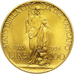 PIO XI  (1929-1938)  100 Lire ... 