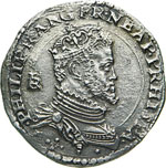NAPOLI - FILIPPO II  (1554-1598)  Mezzo ... 