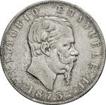 VITTORIO EMANUELE II - (1861-1878) - 5 Lire ... 