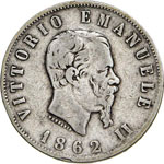 VITTORIO EMANUELE II - (1861-1878) - 2 Lire ... 