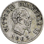 VITTORIO EMANUELE II - (1861-1878) - 50 ... 