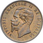 VITTORIO EMANUELE II - (1861-1878) - 10 ... 
