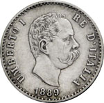 UMBERTO I - (1878-1900) - 50 Centesimi 1889 ... 