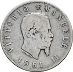 VITTORIO EMANUELE II - (1861-1878) - 2 Lire ... 