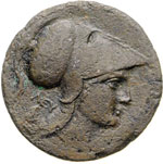 BRUTTIUM - LOCRI - (300-268 a.C.) - Ae 27.  ... 