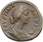 FAUSTINA Figlia - (moglie di Marco Aurelio, ... 