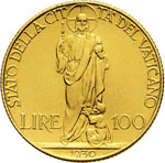 PIO XI - (1929-1938) - 100 Lire ... 