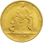 PIO XII - (1939-1958) - 100 Lire ... 