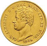 CARLO ALBERTO - (1831-1849) - 20 Lire 1838 ... 