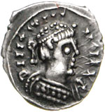 GIUSTINIANO I - (527-565) - Mezza Siliqua, a ... 