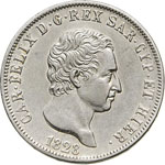 CARLO FELICE - (1821-1831) - 5 Lire 1828 ... 