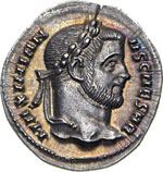 GALERIO, Cesare - (293-305) - Argenteo ... 