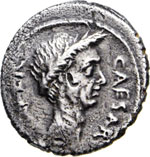 GIULIO CESARE - monetario M. Mettius - (44 ... 