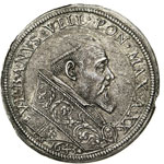 URBANO VIII  (1623-1644)  Piastra 1643 A. ... 
